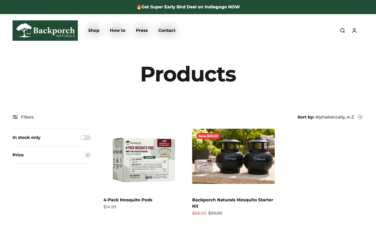 Before — Two listings become a coverage ladder