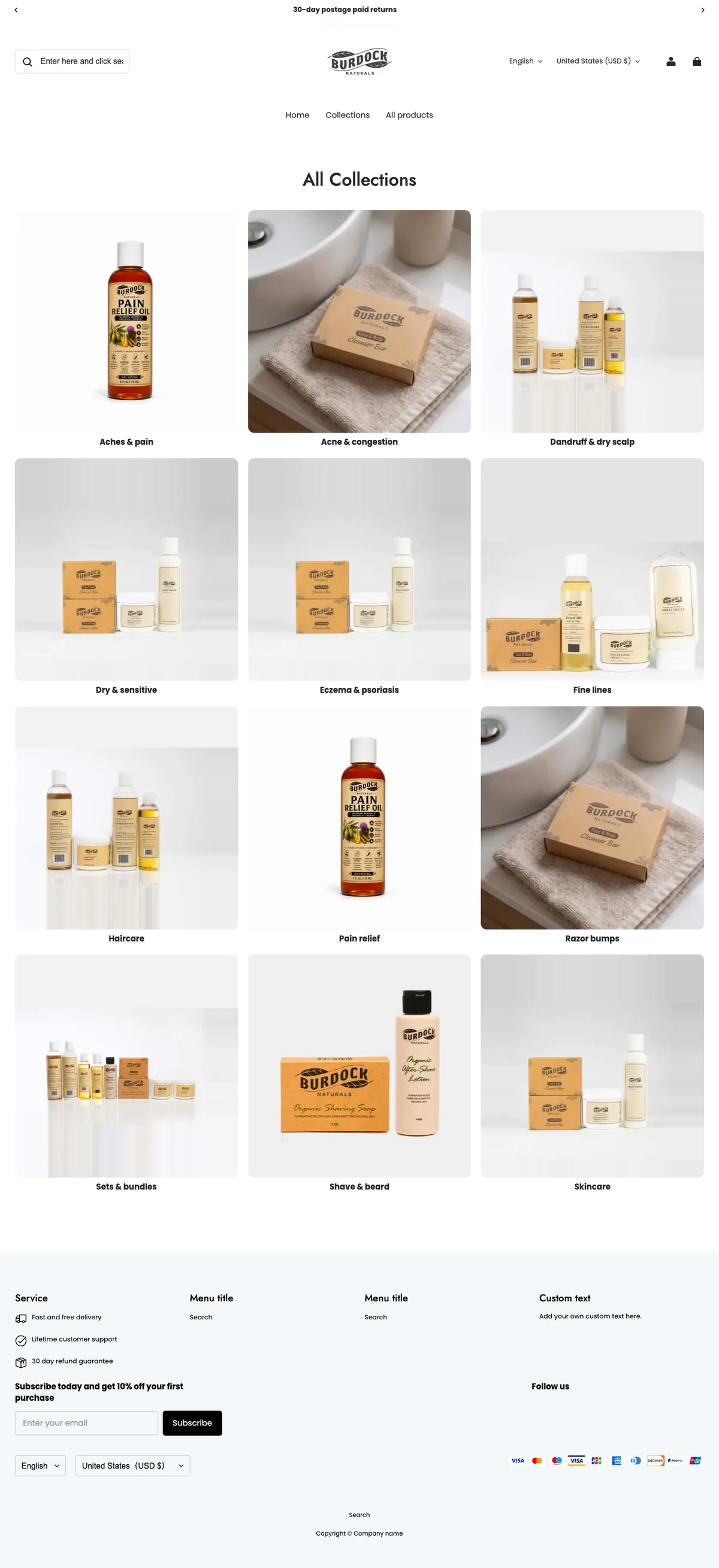 Live on Shopline — /collections-all