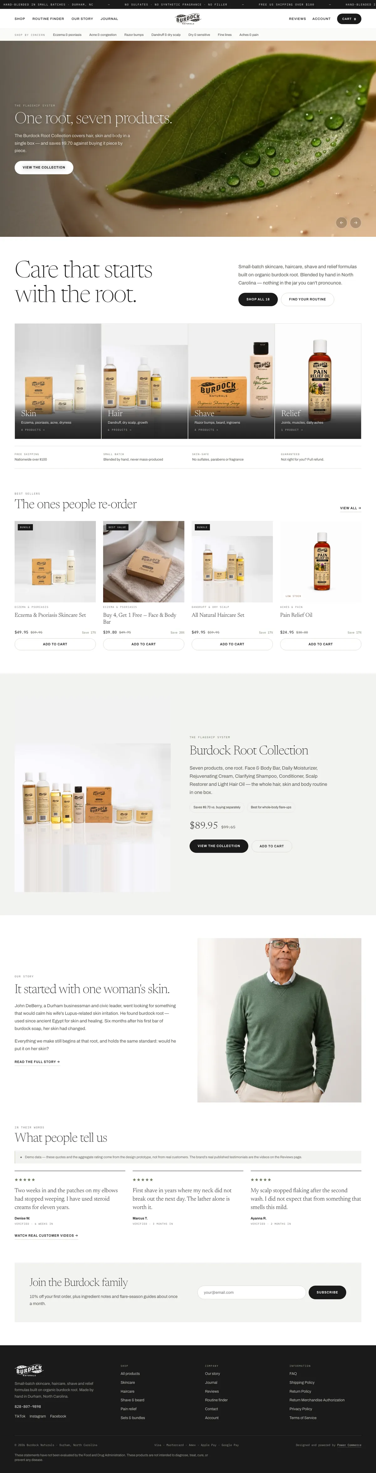 After — New storefront design