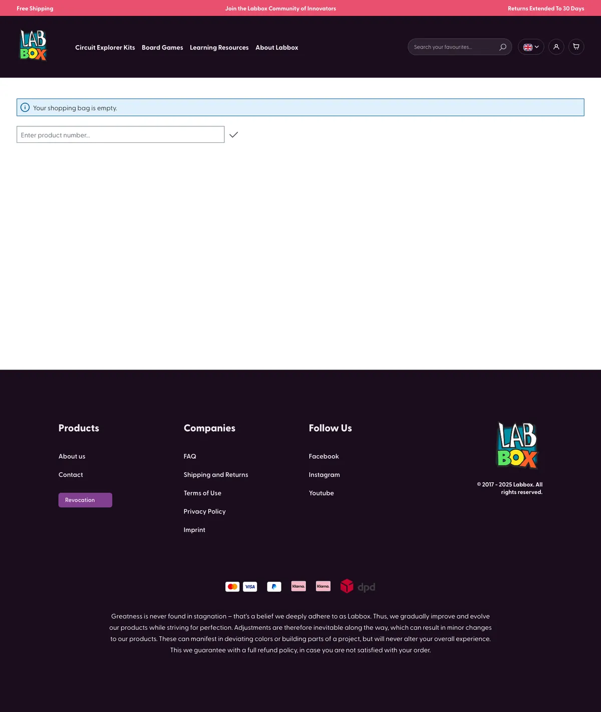 Before — labbox.education/checkout/cart
